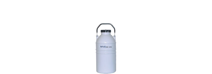 Minitube  MVE SC 4/2 V  Liquid Nitrogen Dry Shipper, Volume: 3.6 l